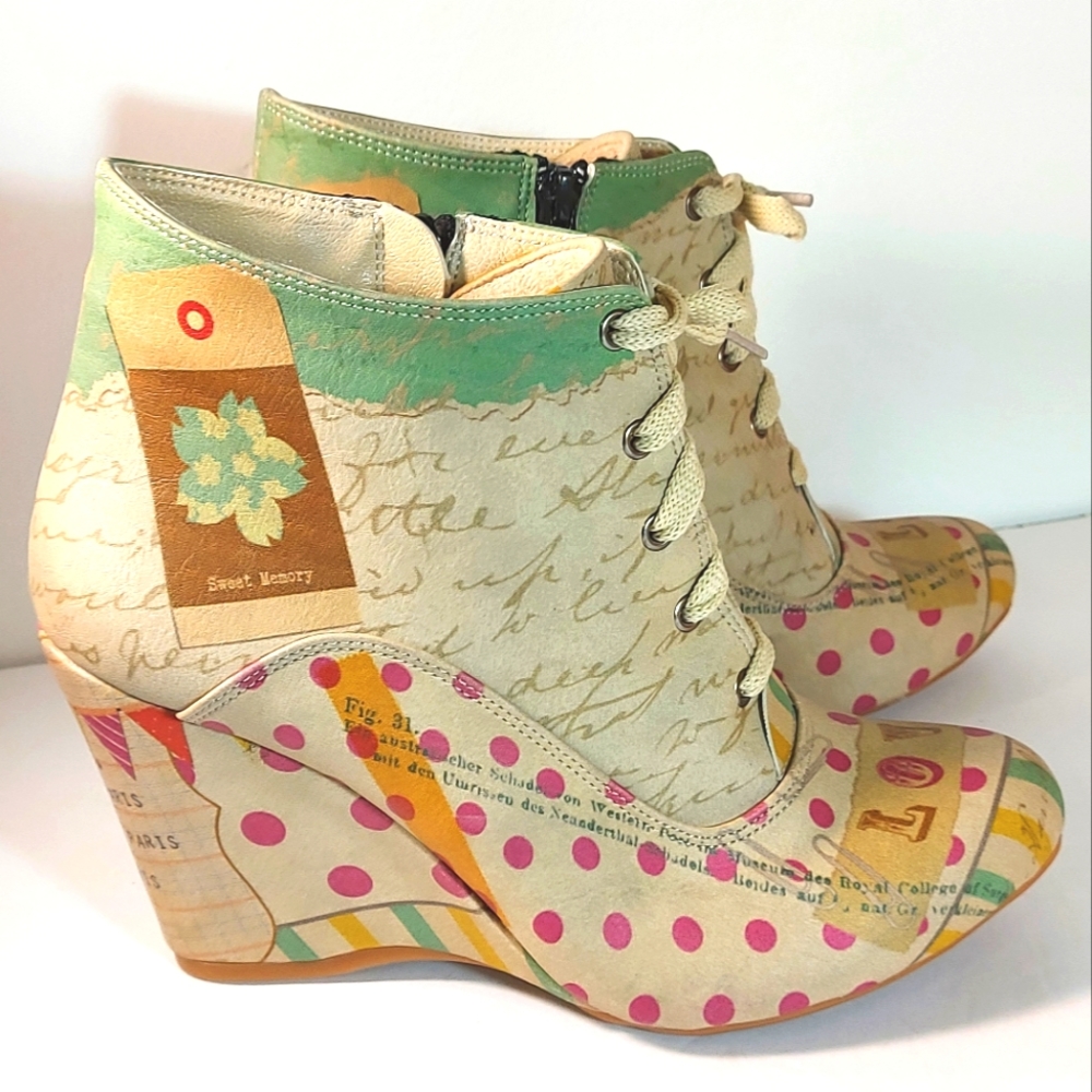 Steam Punk Paris Ankle Boots, Size EU38